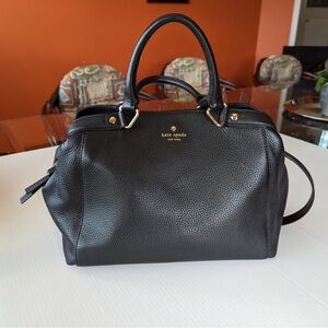 Kate Spade Pebbled Leather Dumpling Large Satchel Bag
